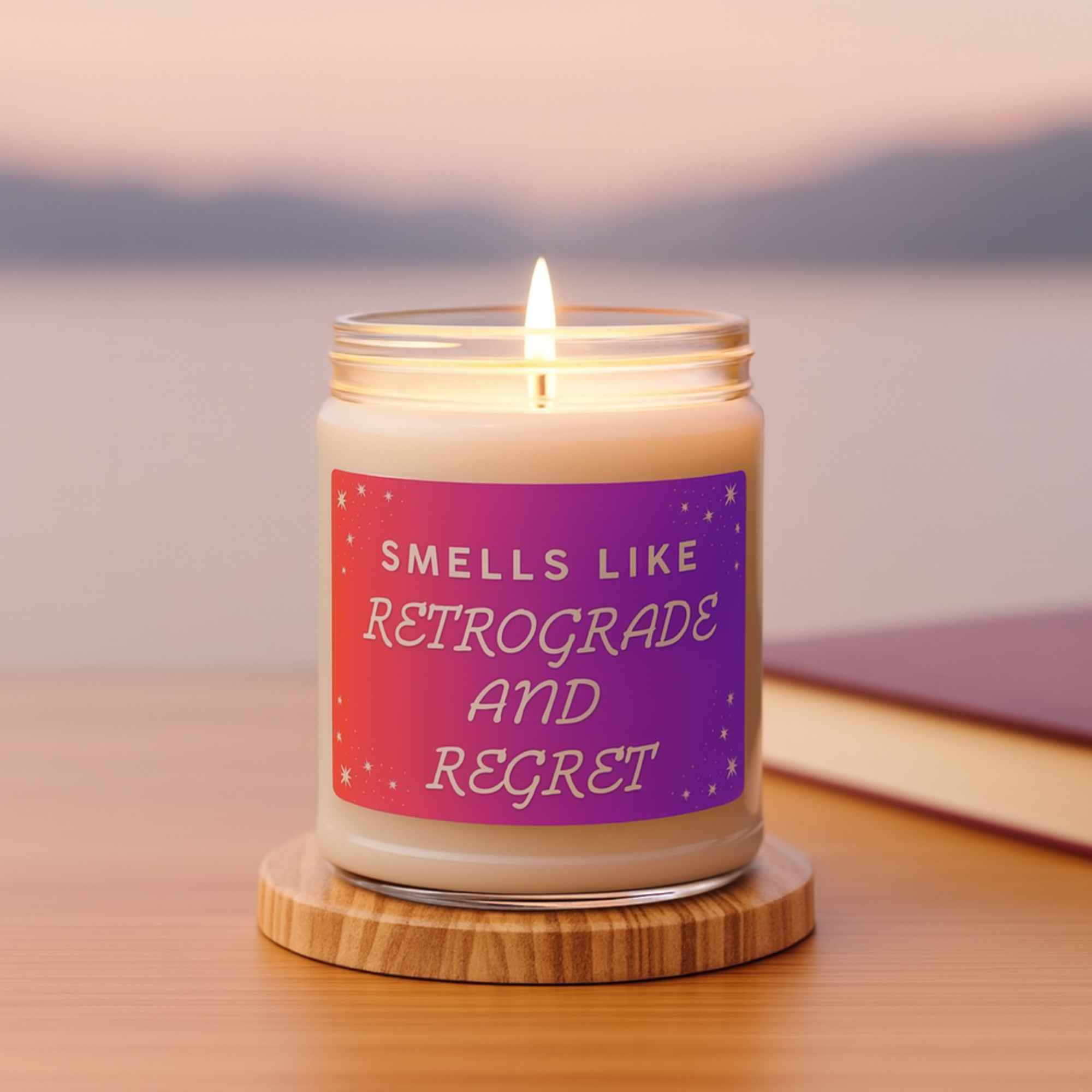 Smells Like - Retrograde and Regret - Funny Psychic Humor Candle by C Psychic Readings