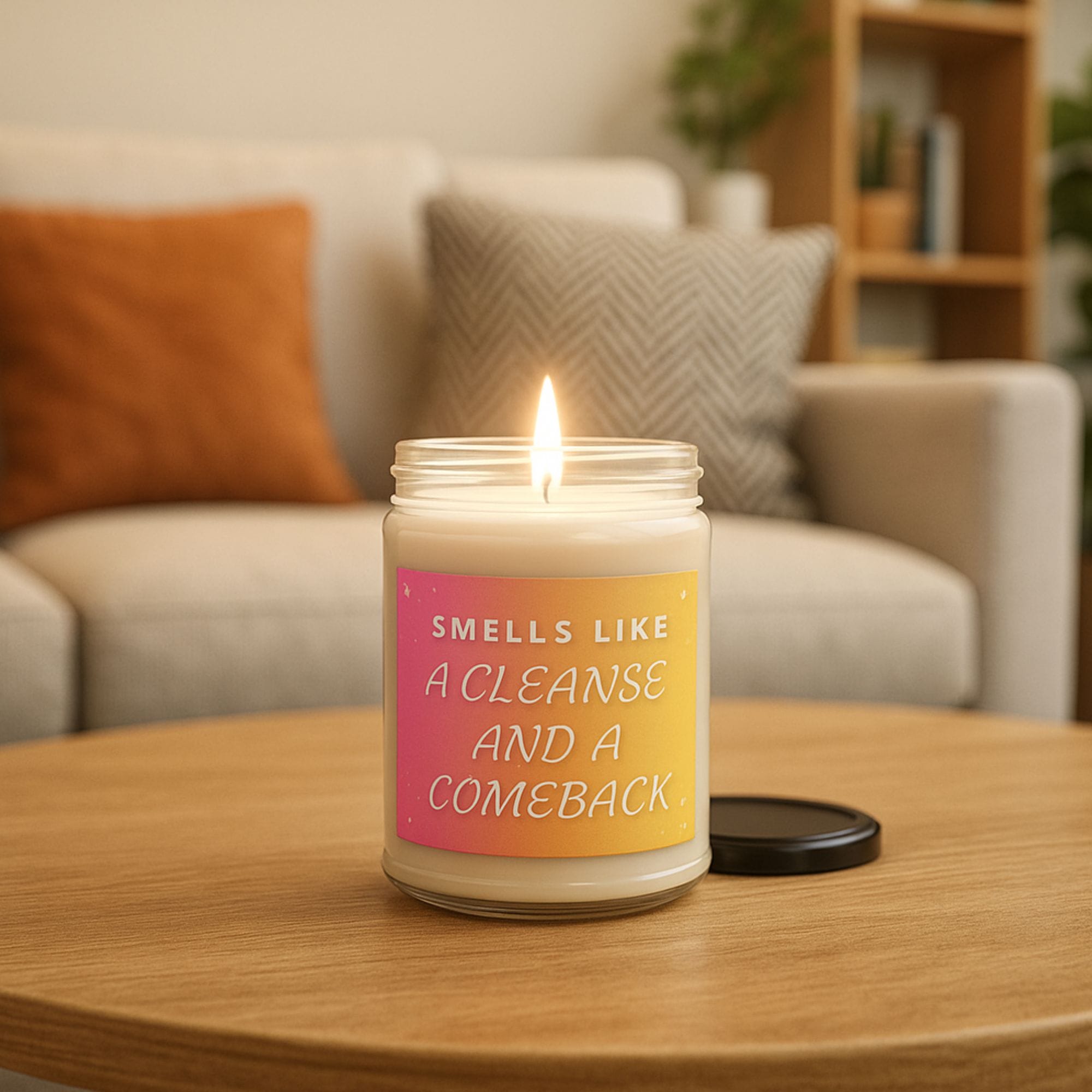 Smells Like - A Cleanse and a Comeback - Funny Psychic Humor Candle by C Psychic Readings