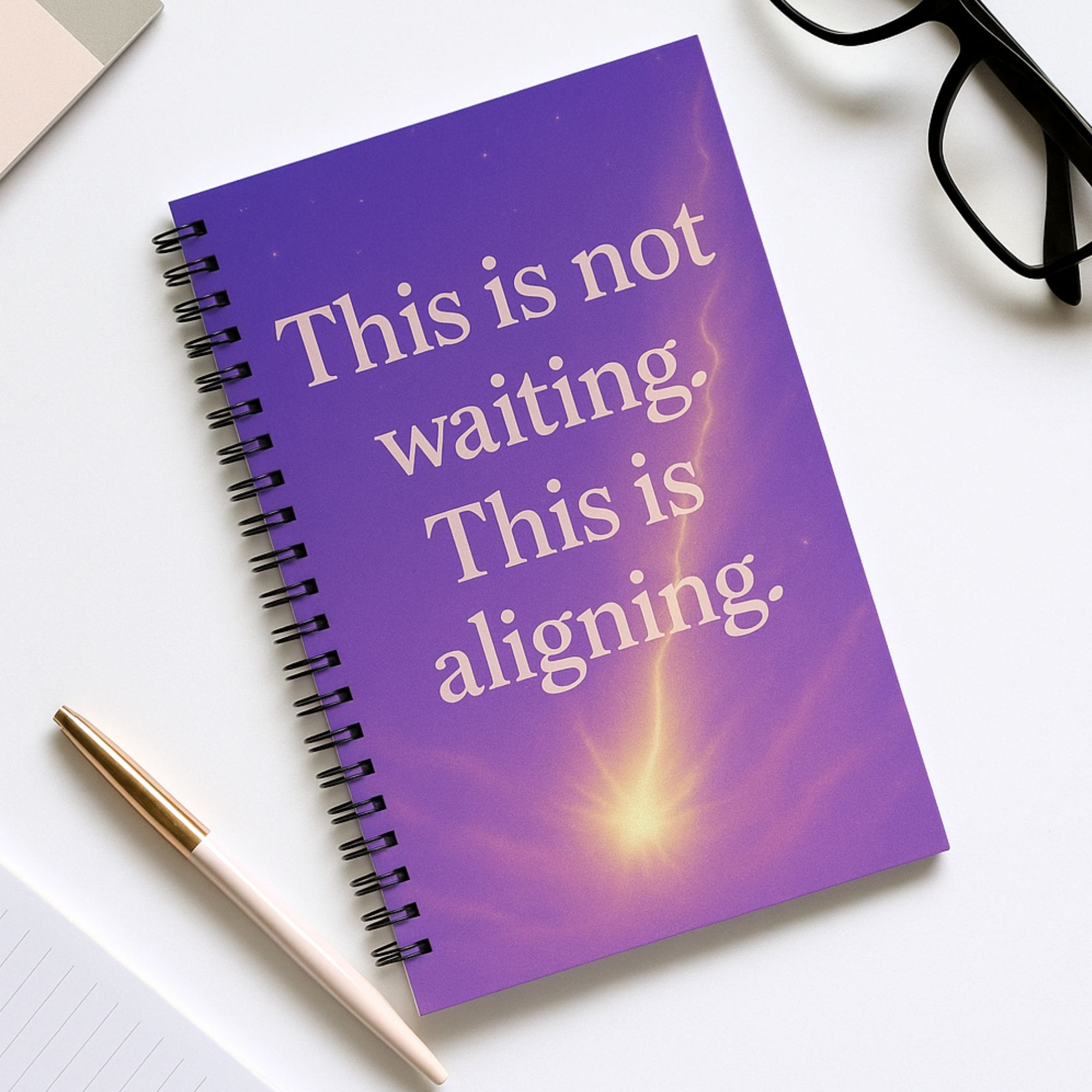 This is not waiting. This is aligning - Blank Journal - Psychic Gifts by C Psychic Readings
